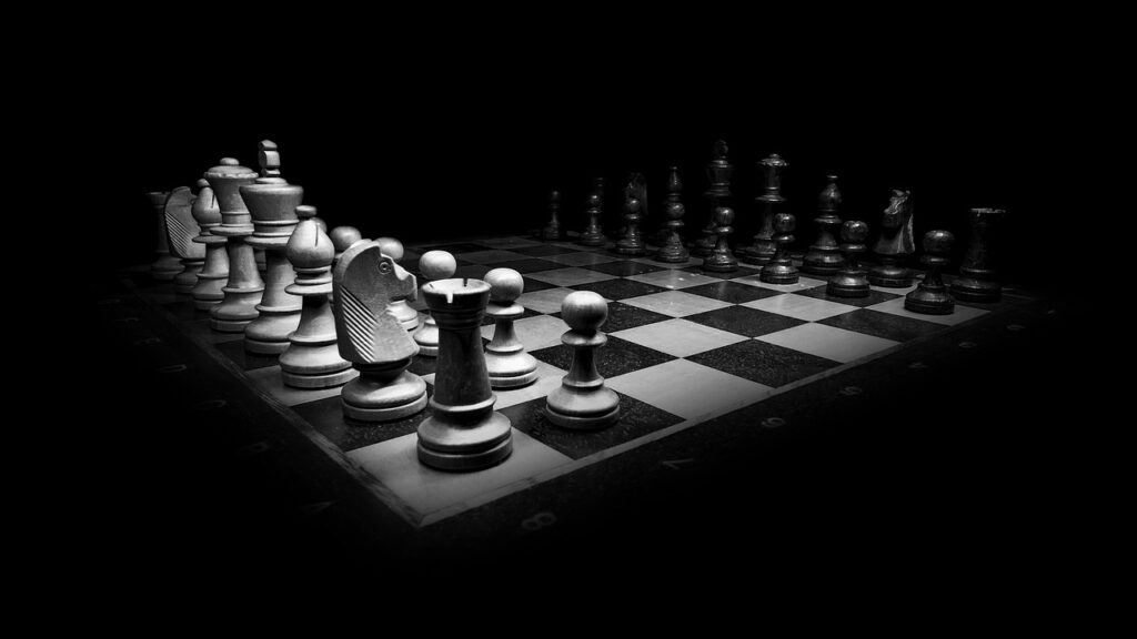 Schach – Strategiearbeit [Bild von PayPal.me/FelixMittermeier auf Pixabay]