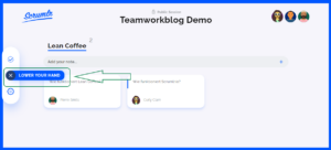 scrumlr.io Hand senken