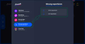 scrumlr.io Exportieren