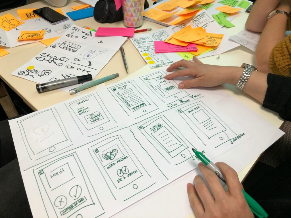 Design Thinking Workshop [Foto von Amélie Mourichon auf Unsplash]