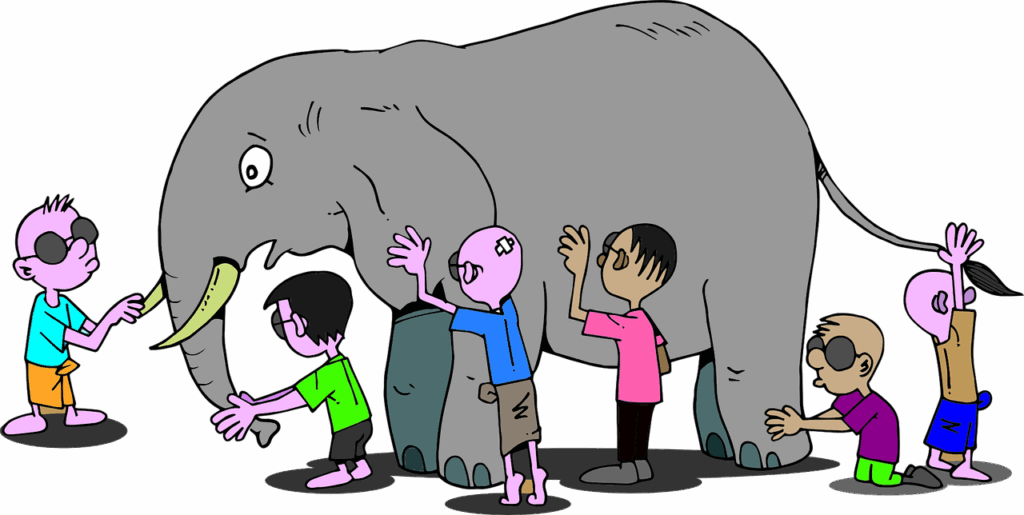 Elefant, Perspektiven [Image by OpenClipart-Vectors from Pixabay]
