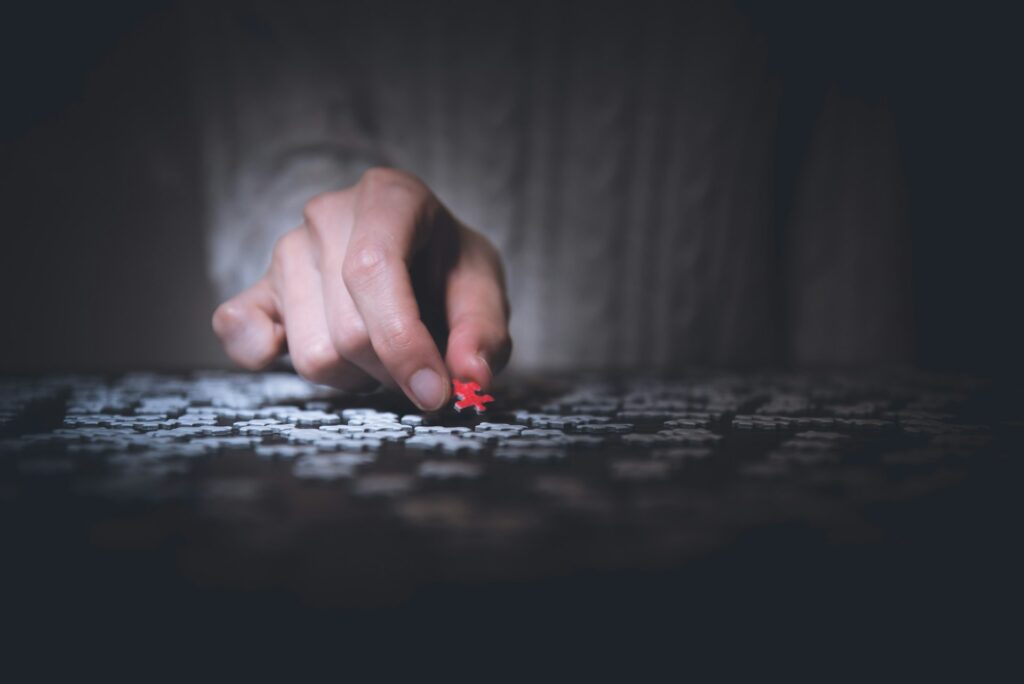Fehlendes Puzzlestück [Foto von Ryoji Iwata auf Unsplash]
