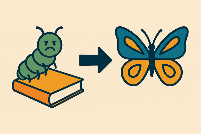 Vom Schulfrust zum Schmetterling [Generiert mit Copilot]